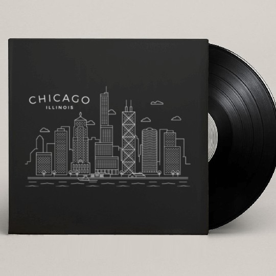 Chicago yline Chicago Illinois Custom Vinyl Record Sleeves