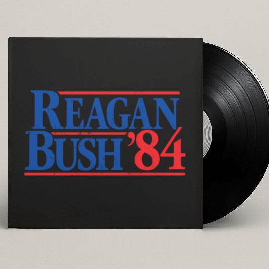 Reagan Bush '84 Republican Custom Vinyl Record Sleeves