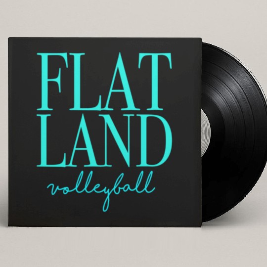 Flatland Volleyball Custom Vinyl Record Sleeves
