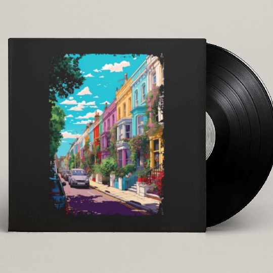 London Skyline Custom Vinyl Record Sleeves