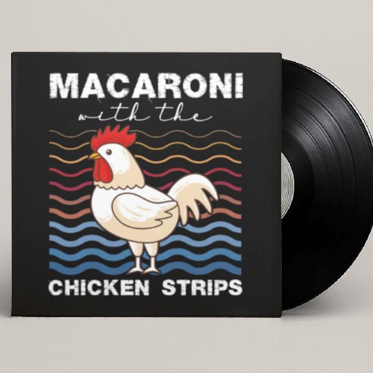 Macaroni With The Chicken Strips Chicken Farmer Custom Vinyl Record Sleeves