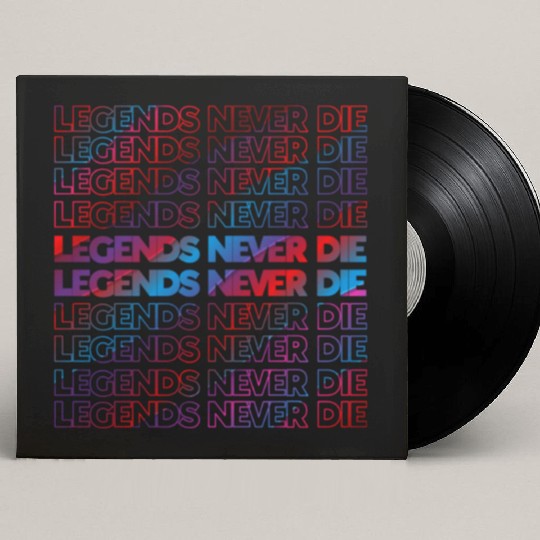 Legends Never Die T ShirtLegends Never Die Pattern Custom Vinyl Record Sleeves