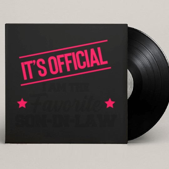 Favorite Son In Law Custom Vinyl Record Sleeves