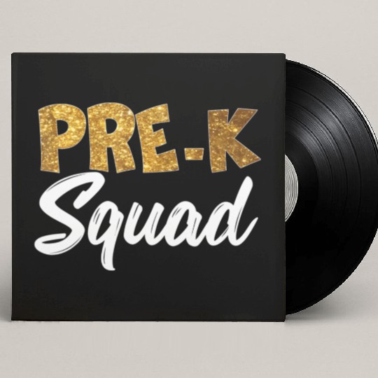 Team Pre K Teacher Back To School s Top Custom Vinyl Record Sleeves