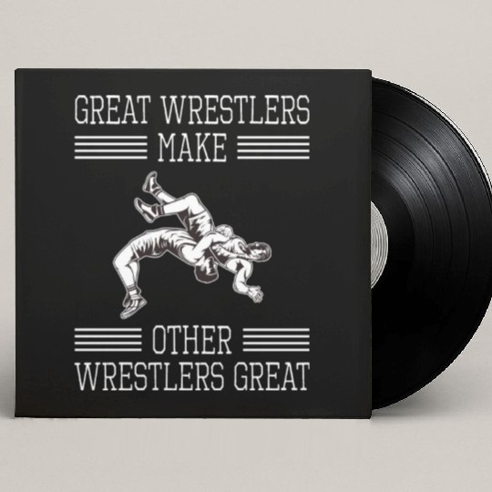 Great Wrestlers Martial Art Wrestling Training Custom Vinyl Record Sleeves