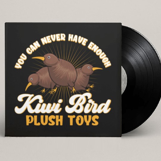 Bird Lover New Zealand Kiwi Bird Custom Vinyl Record Sleeves