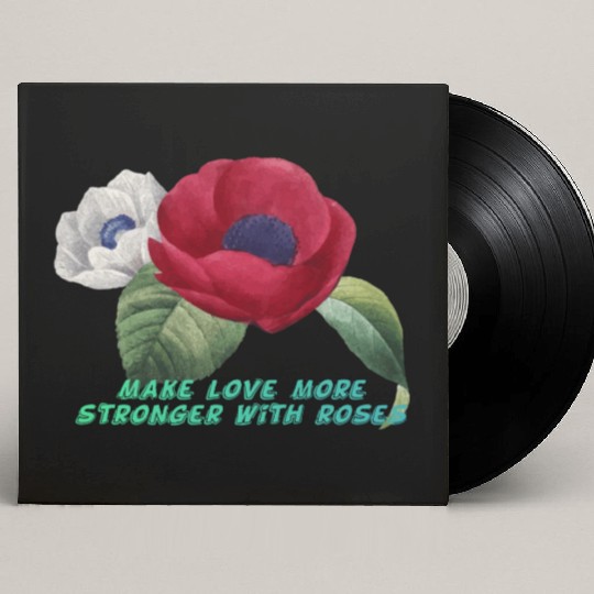 Embracing Romance with the Rose Custom Vinyl Record Sleeves