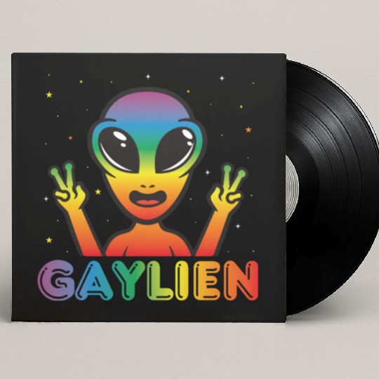 Gender Lesbian Gay Trans Queer Rainbow Custom Vinyl Record Sleeves