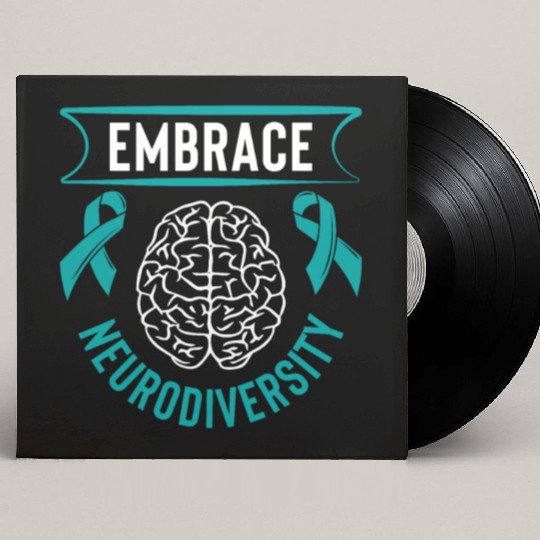 Embrace neurodiversity Custom Vinyl Record Sleeves
