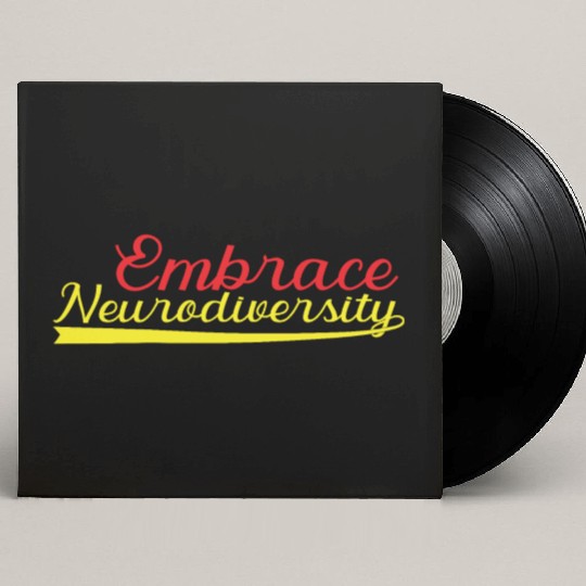 Embrace neurodiversity Custom Vinyl Record Sleeves