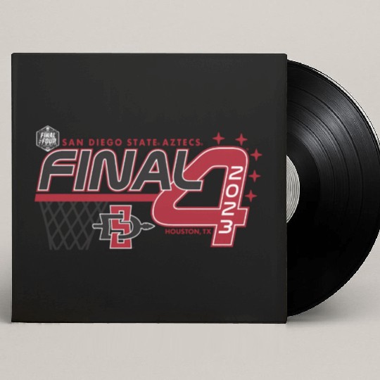 San Diego State Aztecs Final Four 2023 Baetball Sd Custom Vinyl Record Sleeves