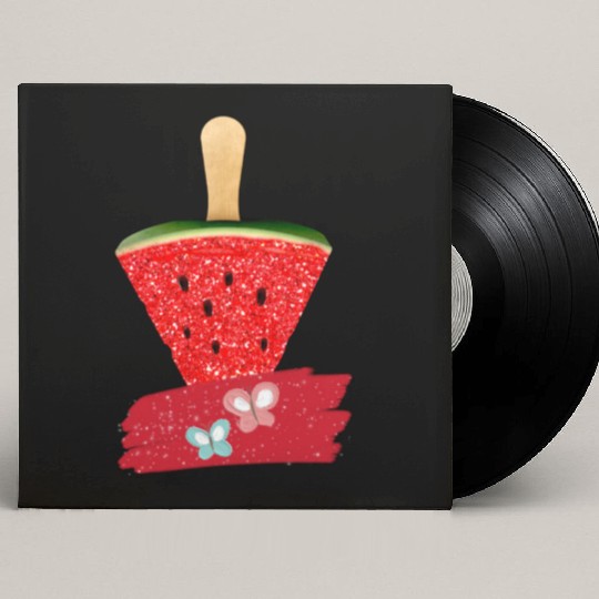 summer watermelon Custom Vinyl Record Sleeves
