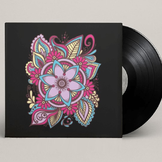 Splash blossom Custom Vinyl Record Sleeves