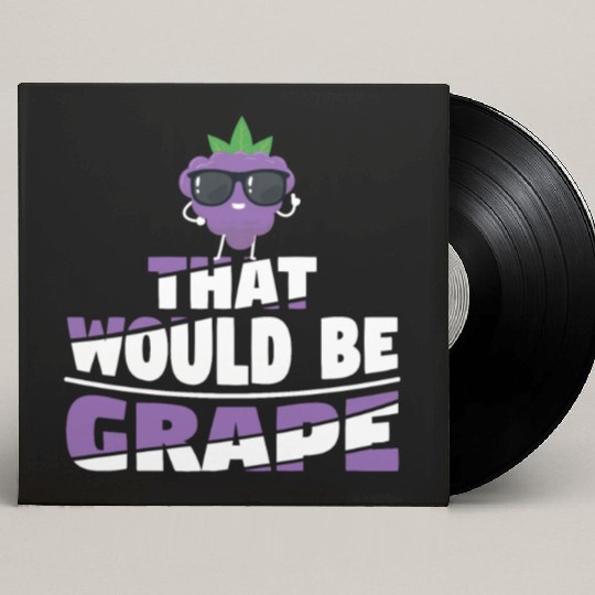 That Would Be Grape Custom Vinyl Record Sleeves