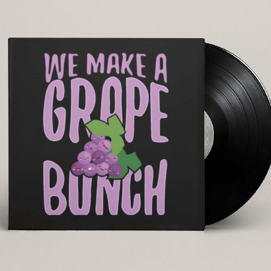 We Make Grape Bunch Custom Vinyl Record Sleeves