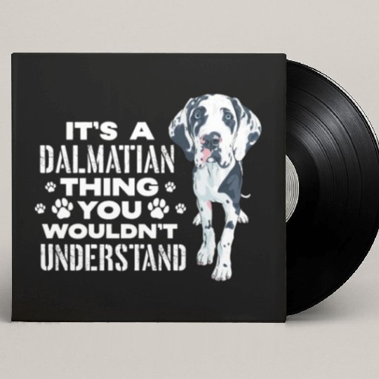 It's A Dalmatian Thing You Wouldn't Understand Custom Vinyl Record Sleeves