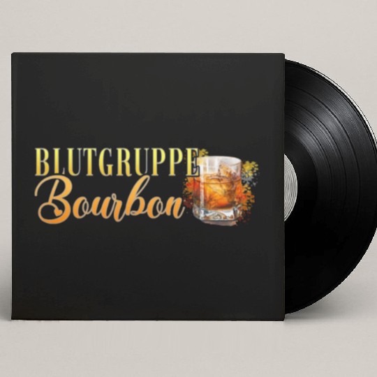 Blutgruppe Bourbon Cocktail Bartender Custom Vinyl Record Sleeves