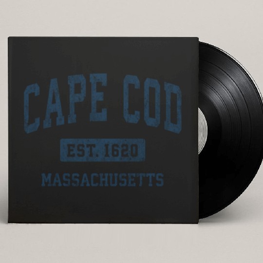Cape Cod Massachusetts Ma Vintage Athletic Custom Vinyl Record Sleeves