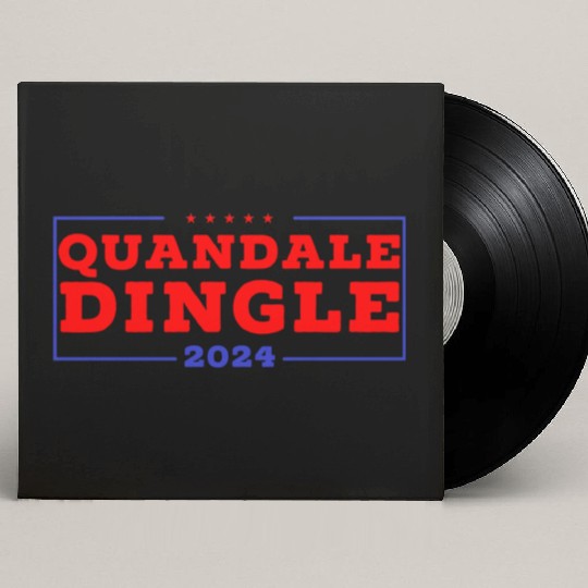 Quandale Dingle For President Usa Patriotic Custom Vinyl Record Sleeves