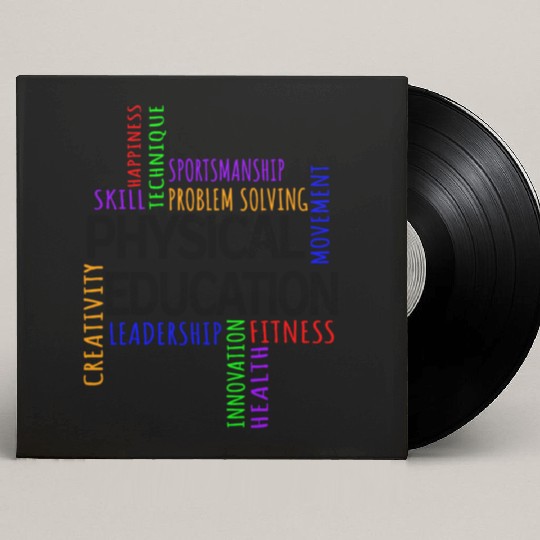 Physical Education Pe Gym Teacher Sport Custom Vinyl Record Sleeves