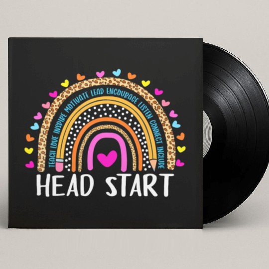 Back to School Head Start Squad Homeschool Custom Vinyl Record Sleeves