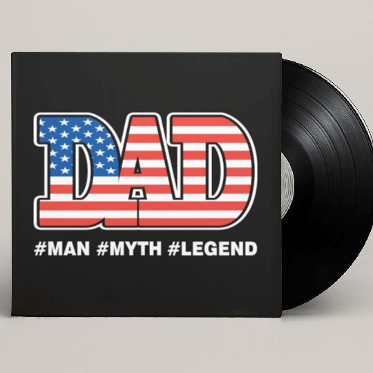 American Dad Unisex Custom Vinyl Record Sleeves Father Day
