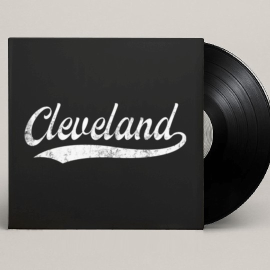 Vintage Cleveland Ohio Distressed Custom Vinyl Record Sleeves