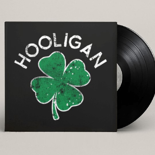 Hooligan Squad Lucky C St Patrick'S Day Distress Custom Vinyl Record Sleeves
