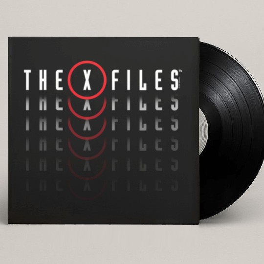 X-Files Repeating Logo Custom Vinyl Record Sleeves