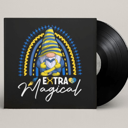 Down Syndrome Awareness Day March 21 Extra Magical Custom Vinyl Record Sleeves