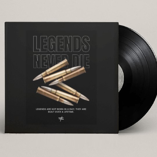 Legends Never Die Custom Vinyl Record Sleeves