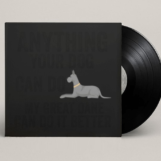 Great Dane Dog Custom Vinyl Record Sleeves
