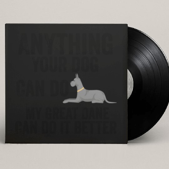Great Dane Dog Custom Vinyl Record Sleeves