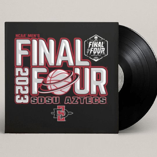 San Diego State Aztecs Final Four 2023 Baetball Custom Vinyl Record Sleeves