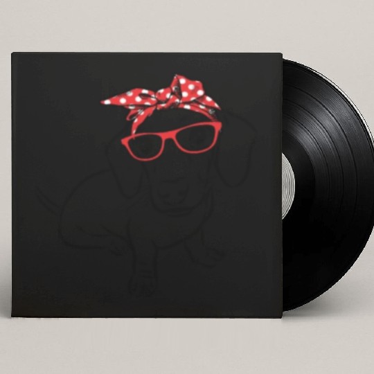 Dachshund Mama Custom Vinyl Record Sleeves