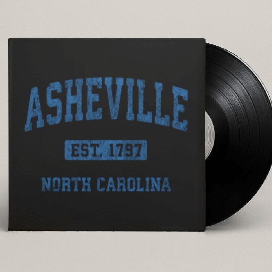 Asheville North Carolina Athletic Sports Custom Vinyl Record Sleeves