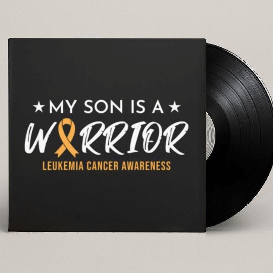 Son Warrior Leukemia Cancer Custom Vinyl Record Sleeves