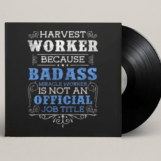 Harvest Agriculture Tractor Farmer Custom Vinyl Record Sleeves