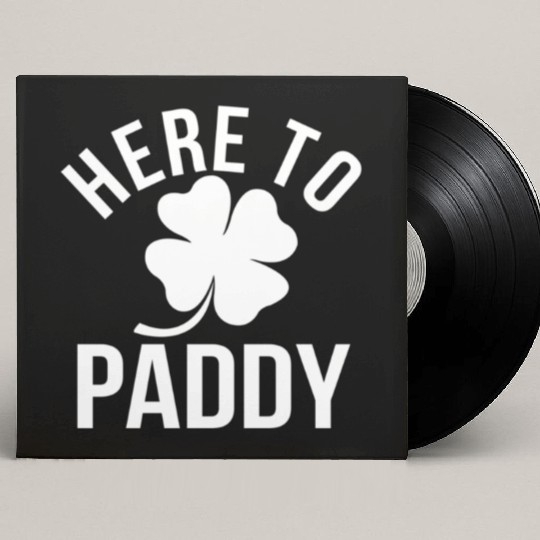 Here To Paddy Shamrock St Patrick'S Custom Vinyl Record Sleeves