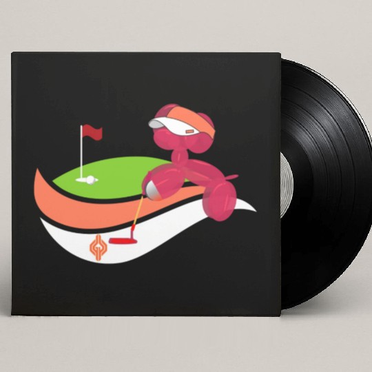 Summer Golf Balloon Dog Custom Vinyl Record Sleeves