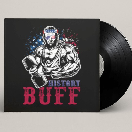 History Buff Independence Day Lincoln Patriot USA Custom Vinyl Record Sleeves