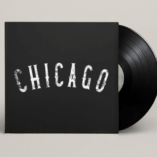 Chicago Distressed Custom Vinyl Record Sleeves