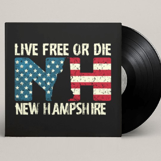 New Hampshire Patriotic Live Free Or Die Product Custom Vinyl Record Sleeves