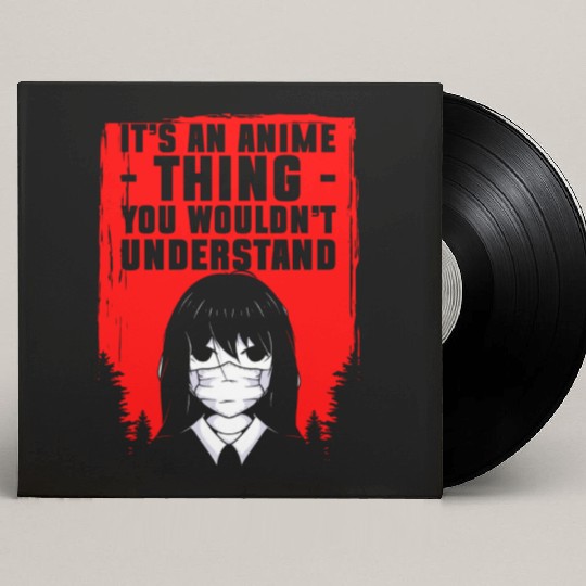 Manga Senpai Anime Custom Vinyl Record Sleeves