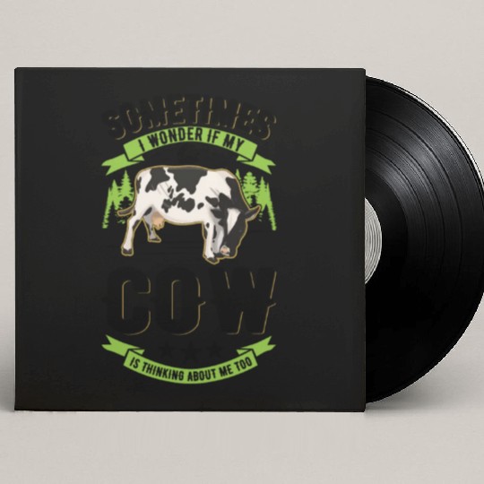 Cow Cattle Breeder Farmer Cows Custom Vinyl Record Sleeves
