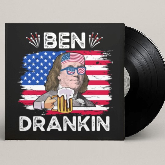 Ben Drankin US President Independence Day Custom Vinyl Record Sleeves