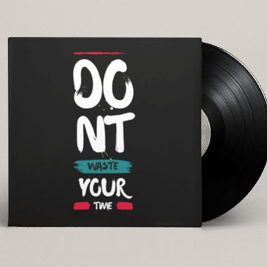 Black Colorful Dubai The Leading City in the World Custom Vinyl Record Sleeves