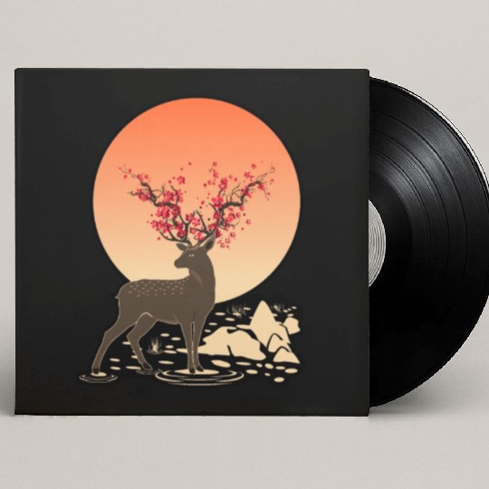 THE SACRED DEER | NATURE HOLY SPIRIT Custom Vinyl Record Sleeves