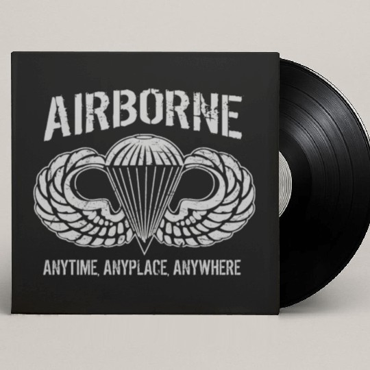 Army Airborne Paratrooper Custom Vinyl Record Sleeves