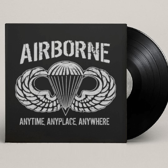 Army Airborne Paratrooper Custom Vinyl Record Sleeves